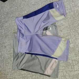 Set of 2 girls nike bike shorts